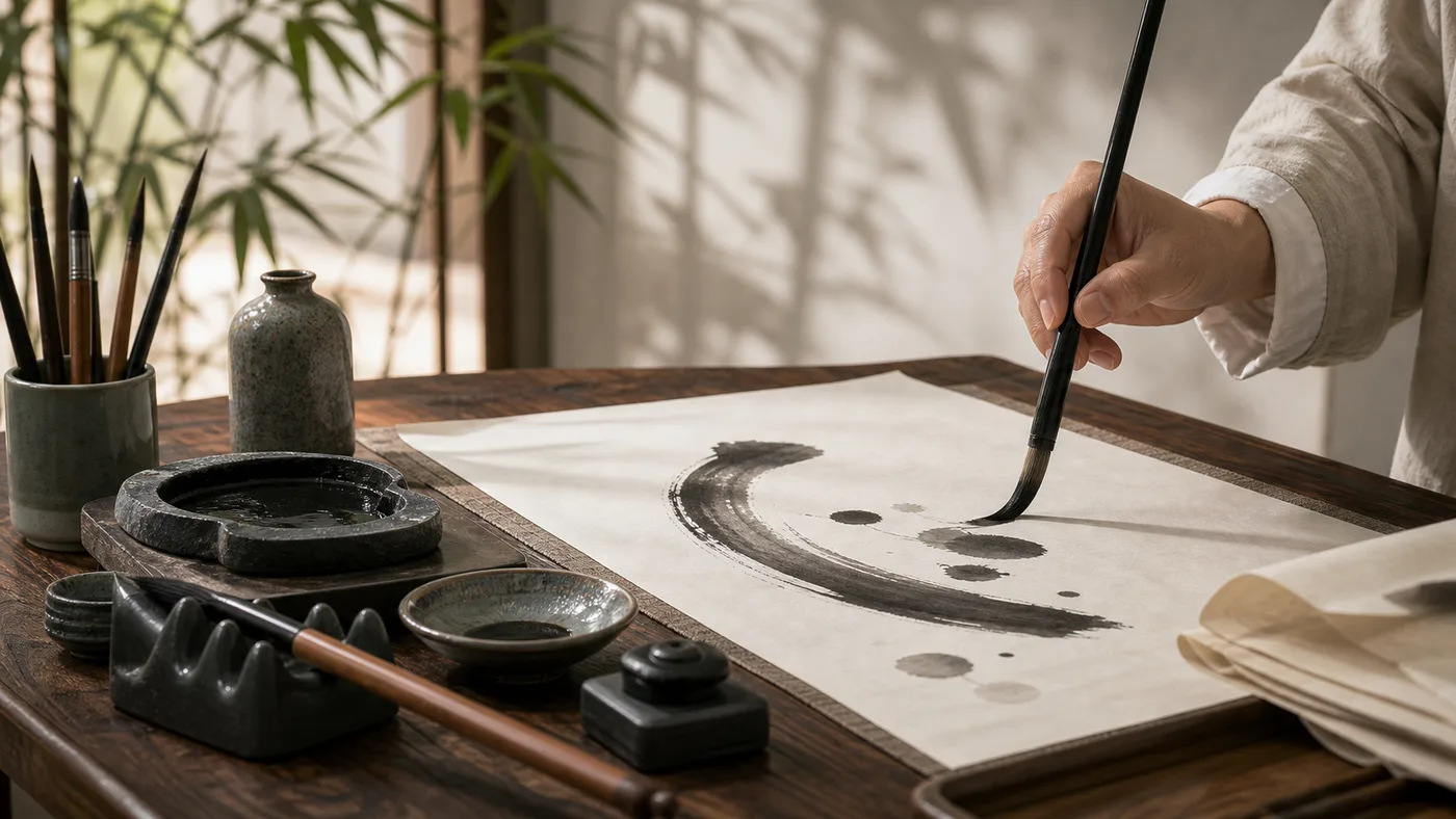 Traditional Chinese calligraphy masterclass