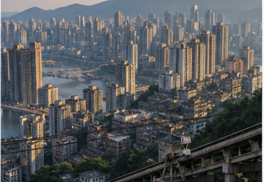 Mountain city viewpoints