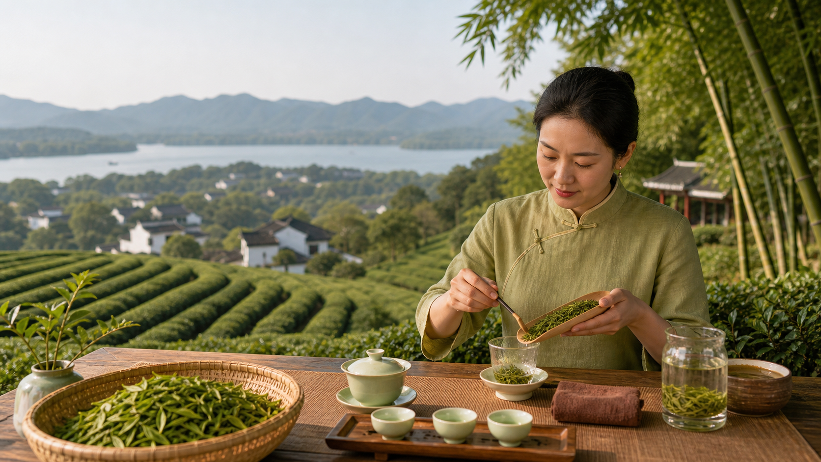Longjing Tea Village Experience