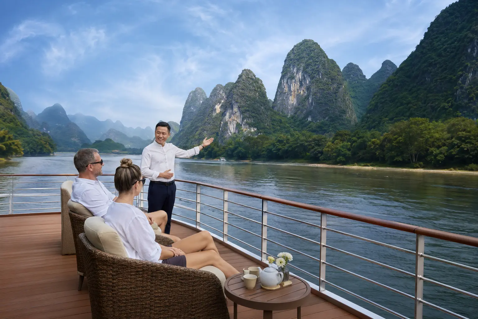 Scenic cruise and water experience in China