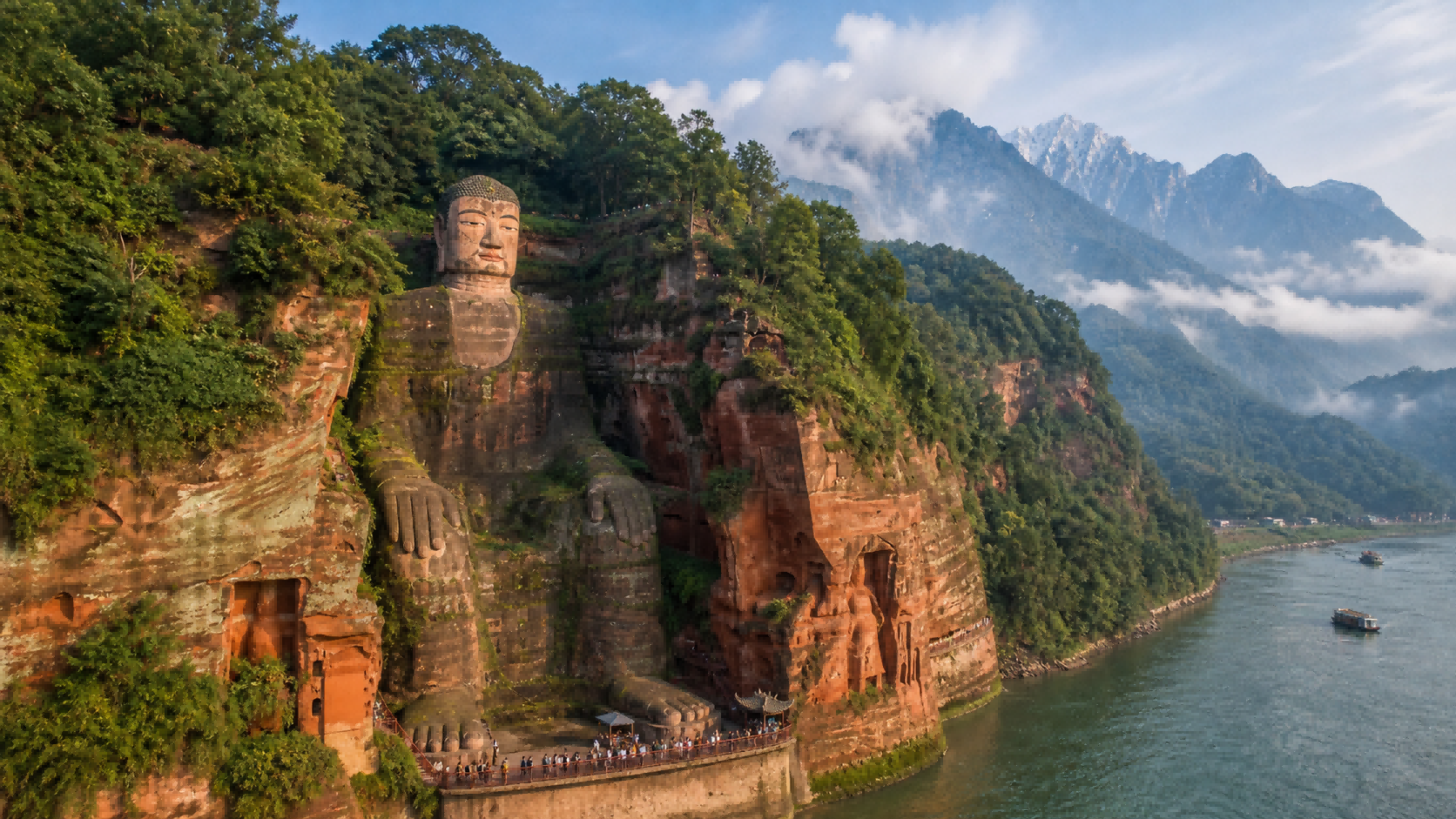 Leshan Giant Buddha and Mount Emei