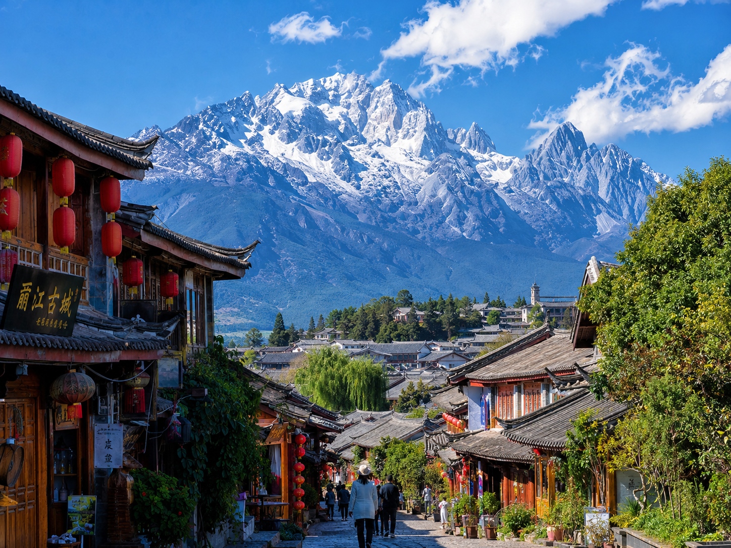Lijiang and Shangri-La mountain scenery